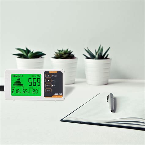 Dual Beam Ndir Co Sensor Carbon Dioxide Temperature Humidity Meter