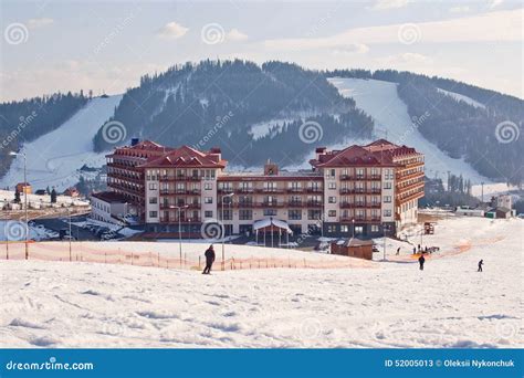 Bukovel Ski Resort Ukraine Stock Image Image Of Complex Extreme