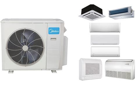 Midea Custom Built Multi Zone Ductless Mini Split System Up To Zones