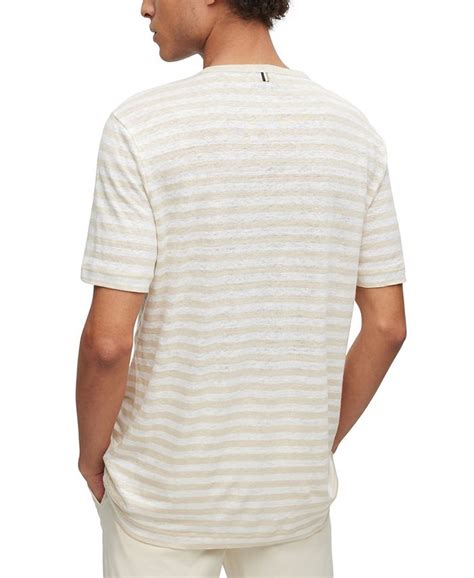 Hugo Boss Mens Horizontal Striped T Shirt Macys