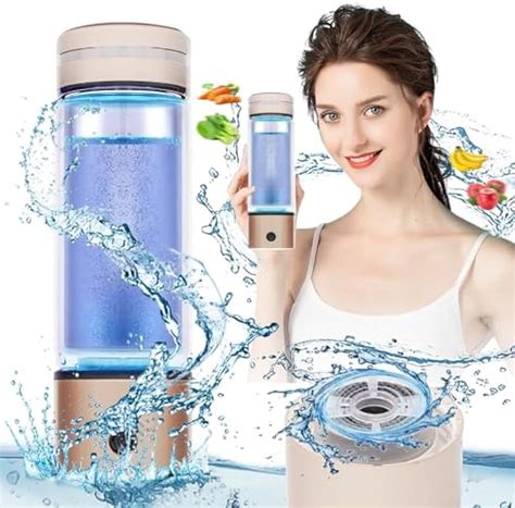 Hydrogen Water Bottle Generator Portable H Water Ionizer Machine Cup