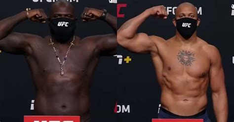 Ufc Vegas Weigh Ins Heavyweights Jairzinho Rozenstruik And Ciryl