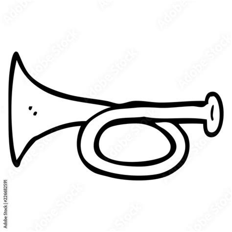 Trumpet Cartoon Drawing