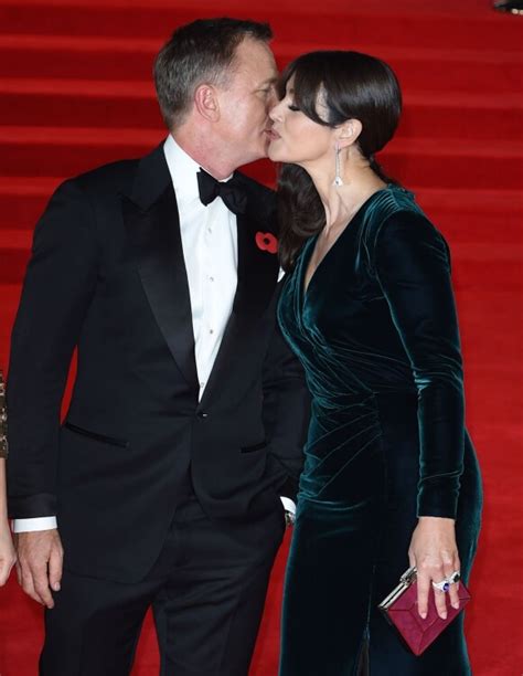 Photo : Daniel Craig et Monica Bellucci à l'avant-première mondiale de James Bond Spectre au ...