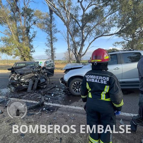 Tr Gico Accidente En Embalse Con Tres Muertos En Un Choque Frontal