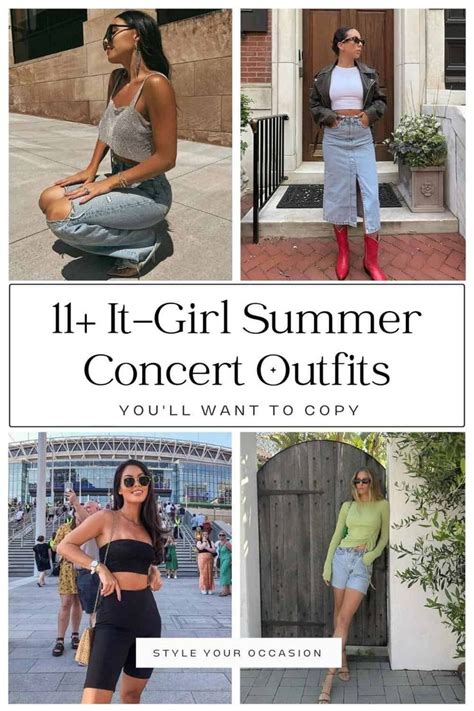 11+ Ultra Cool Summer Concert Outfit Ideas 2023 in 2023 | Concert ...