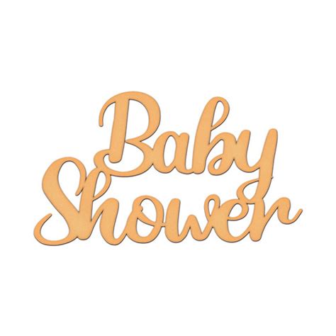 Letrero Baby Shower Cl Sico Cm Mdf Mm Maskdetalles