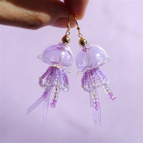 Jellyfish Earrings Etsy