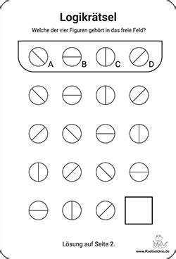 Logikrätsel für Erwachsene und Kinder