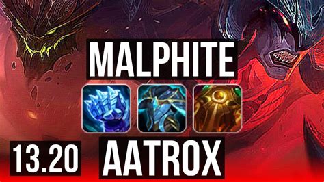 Malphite Vs Aatrox Top Quadra 6 Solo Kills 11 3 14 Legendary