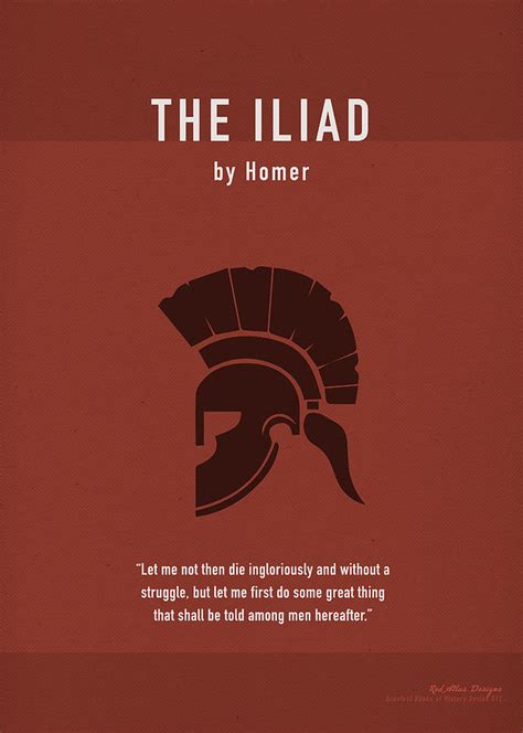 The Iliad By Homer Greatest Books Ever Series 011 Mixed Media By Design