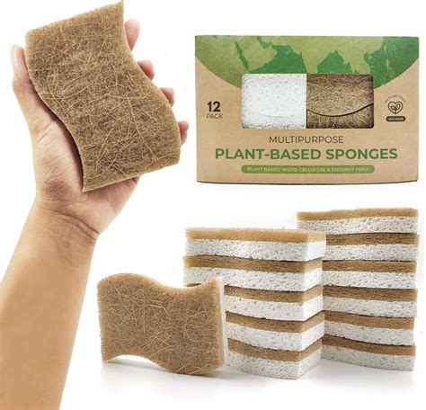 Amazon AIRNEX Natural Kitchen Sponge Biodegradable Compostable