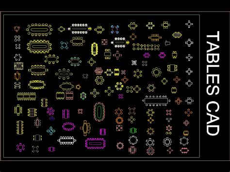 Bloques De Mesa En AutoCAD Descargar CAD 648 85 KB Bibliocad