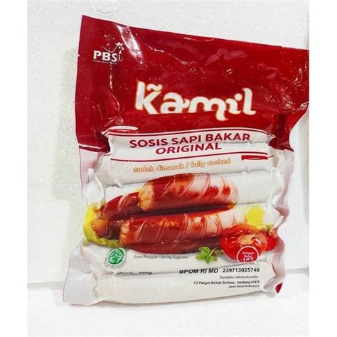 Jual Kamil Sosis Sapi Bakar Original Lada Hitam Isi 6 500gr Shopee