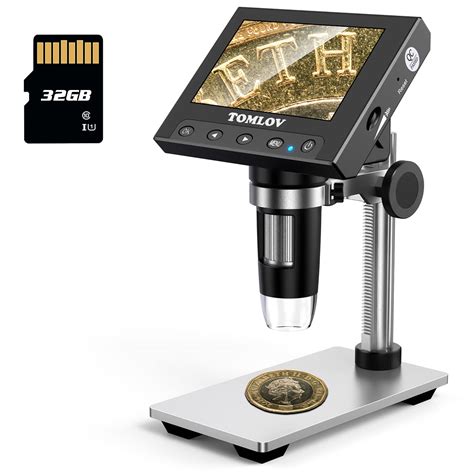 Buy Tomlov Dm Coin Microscope X Inch Lcd Digital Microscope