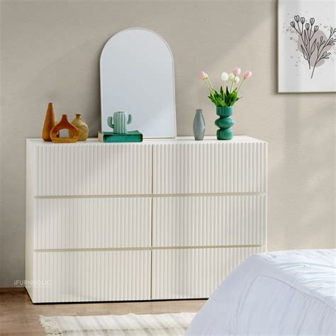 Jual IFURNHOLIC Faye Drawers Lemari Laci Kayu Susun Klasik