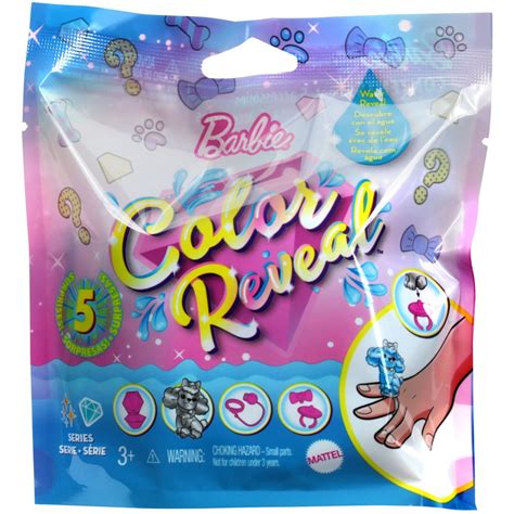 mattel barbie color reveal tier set
