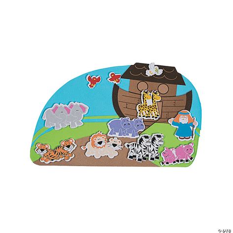 Noah’s Ark Foam Sticker Scenes Oriental Trading