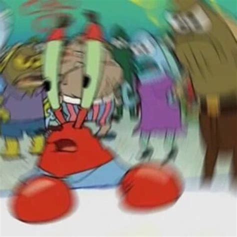 Confused Mr Krabs Motion Blur Know Your Meme