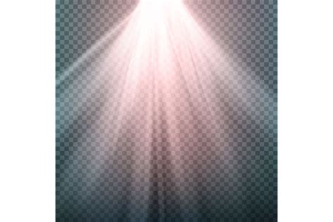 Glow Light Effect Beam Rays Vector Sunlight Special Lens Flare Light