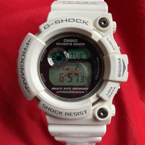 有 レア 限定 イルカクジラ G Shock タフソーラー イルクジ フロッグマン Gw 206k 7jr Frogman Gショック 白色