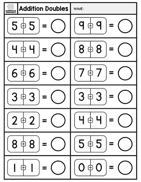 Doubles Worksheet Grade 2 - prntbl.concejomunicipaldechinu.gov.co