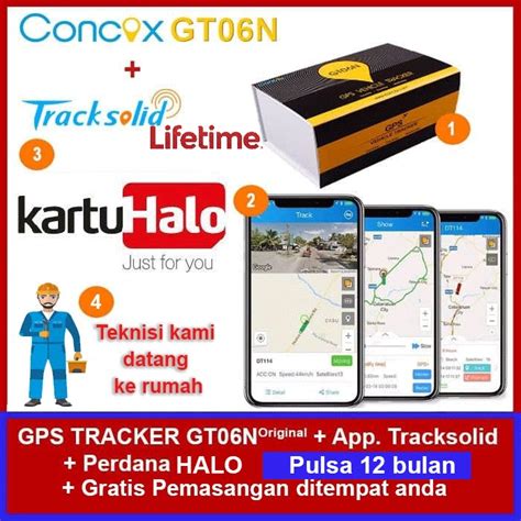 Jual READY ORIGINAL GPS Tracker GT06N Original Server Tracksolid