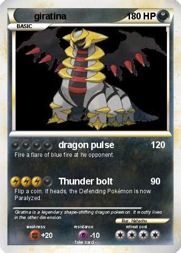 Pokémon Giratina 5995 5995 Dragon Pulse My Pokemon Card