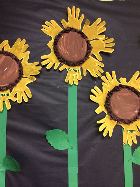 Sunflower Handprint Craft