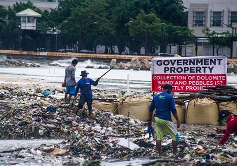 Accumulated Trash On Dolomite Beach ABS CBN News