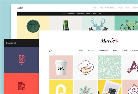 20+ Creative WordPress Themes for Logo Designer