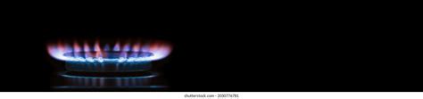 Natural Gas Inflammation Stove Burner Images Stock Photos And