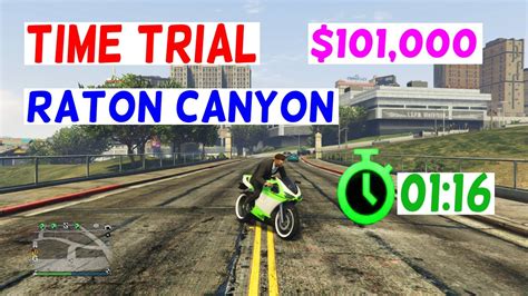 GTA 5 Online Time Trial Raton Canyon Weekly Time Trial YouTube