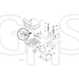 Husqvarna Yth2042 Twin Seat GHS