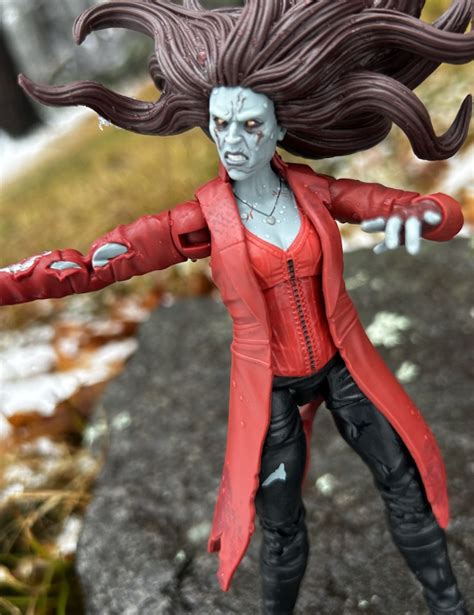 Review Marvel Legends Zombie Scarlet Witch Disney Khonshu Series