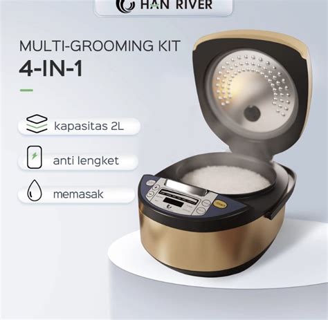 HAN RIVER HRRC01GD Rice Cooker Magiccom 2L Kitchen Appliances Di