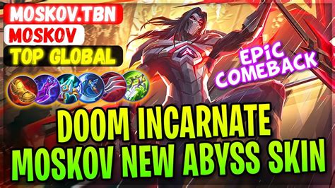 Doom Incarnate Moskov Epic Comeback New Skin Top Global Moskov