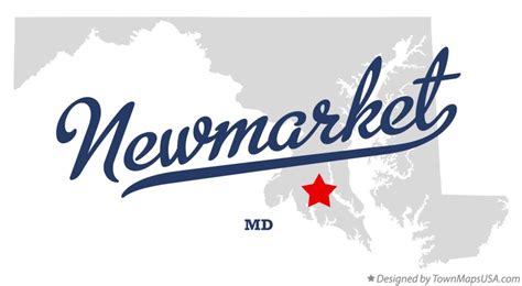 Map of Newmarket, MD, Maryland