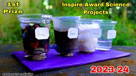 Inspire Award Science Projects 2023 Inspire Award Ideas Water