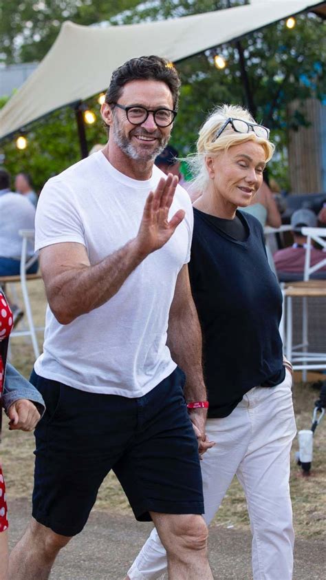 ‘wolverine Star Hugh Jackman Wife Deborra Lee Furness Step Out In Rare Public Appearance