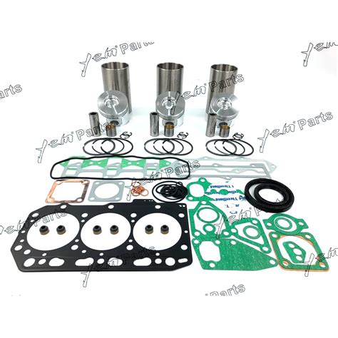 Para Kit De Reparo Do Motor Yanmar 3TNV88 Pist O Pist O Camisa Do