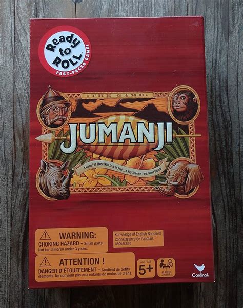 Jumanji Board Game Danger Cards