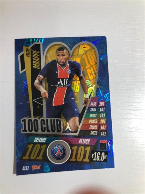 Match Attax Mbappe Card Carousell