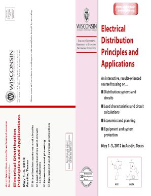 Fillable Online Epdfiles Engr Wisc Electrical Distribution Principles