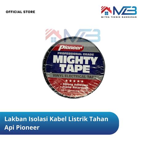 Jual Lakban Isolasi Kabel Listrik Tahan Api Pioneer Mighty Tape Anti