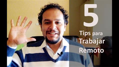 5 Tips Para Trabajar Remoto YouTube