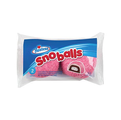 Hostess Pink Snowballs 2 Pack 47g | Sugar Box