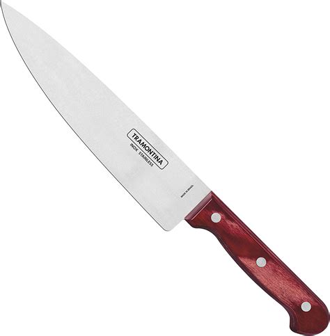 Tramontina Polywood 8 Inches Chef Knife With Stainless Steel Blade And