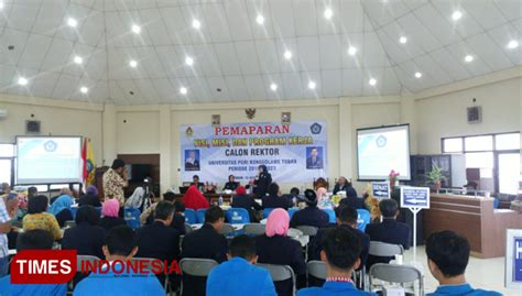 Dua Calon Rektor Unirow Tuban Periode Paparkan Visi Dan Misi