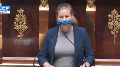 Video Une Députée De La France Insoumise Se Bâillonne En Direct à La